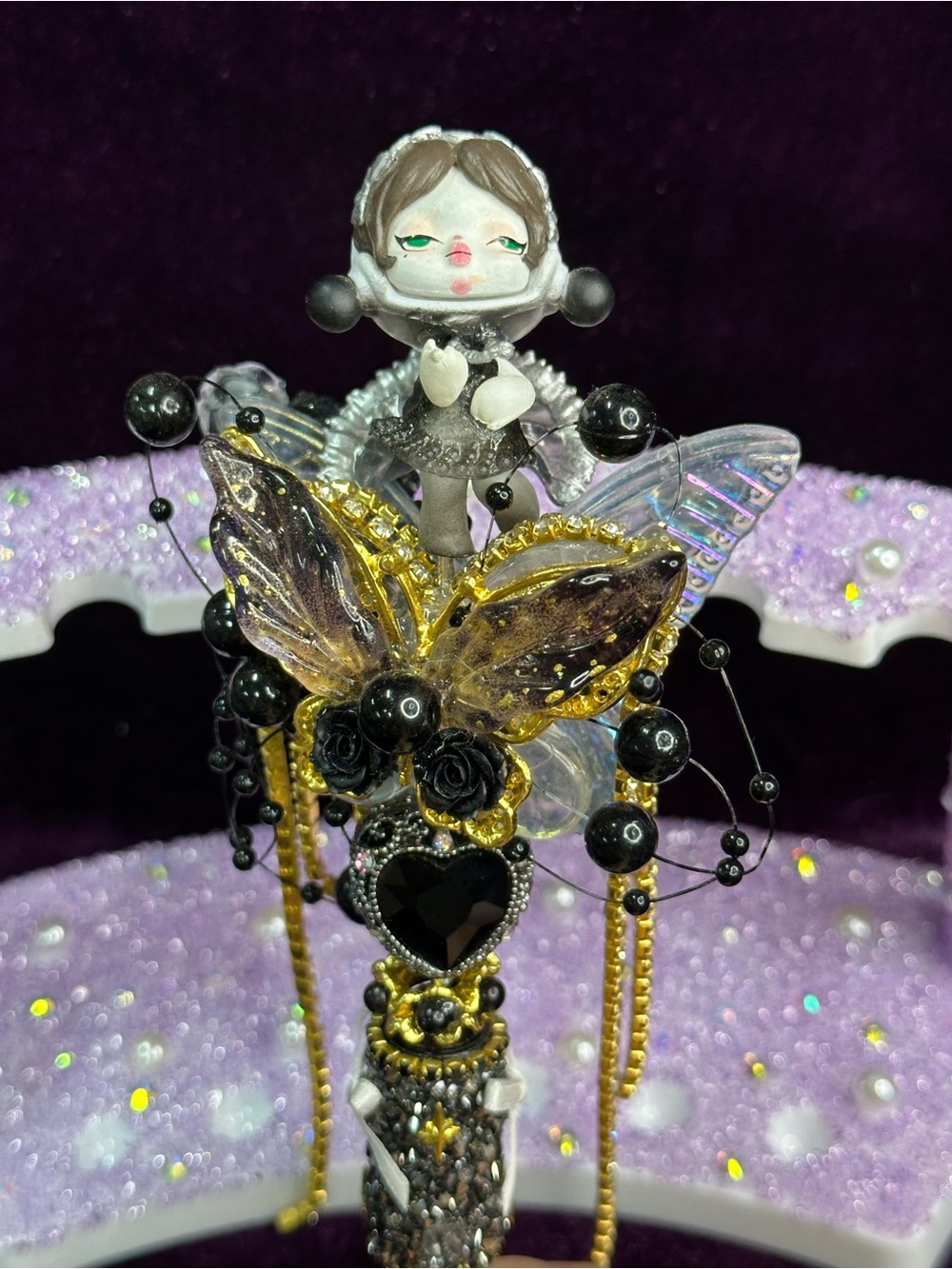 handmade fairy collectible pen with a big attitude 🐥